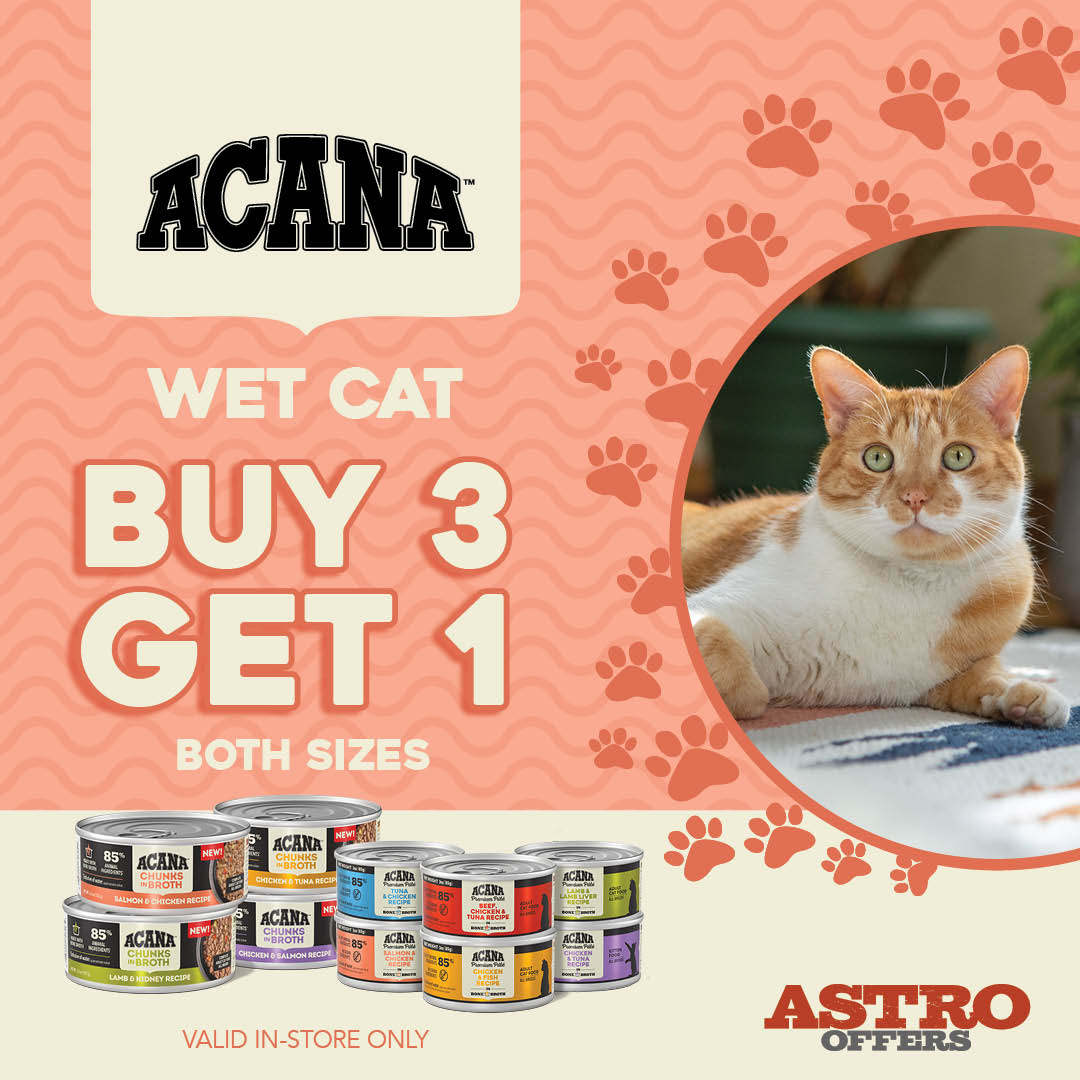 ACANA | Buy 3, Get 1 FREE on Wet Cat Food