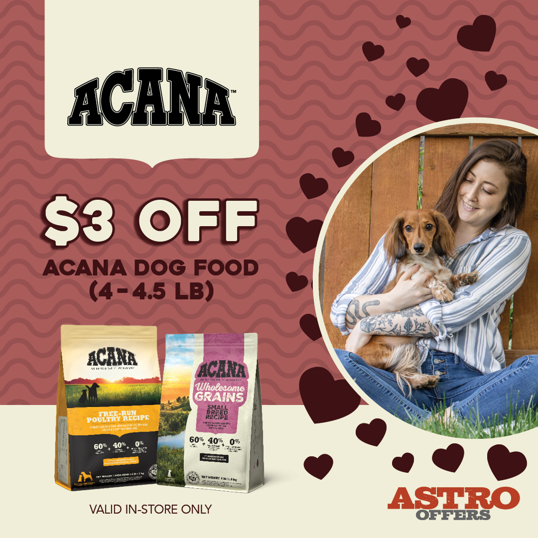ACANA | $3.00 OFF Small Bags of ACANA Dry Dog Food