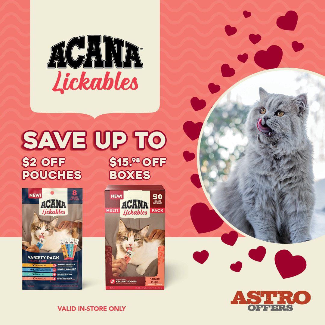 ACANA | Dollars OFF ACANA Cat Lickables Treats