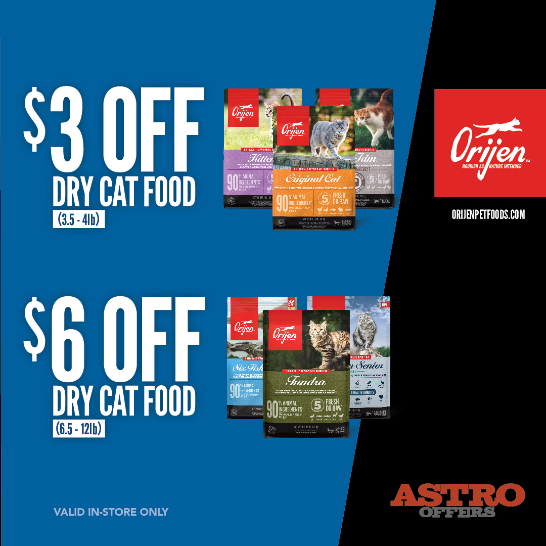 ORIJEN | Dollars OFF ORIJEN Dry Cat Food